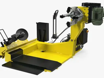 Truck Tyre Changing Machine 3D model