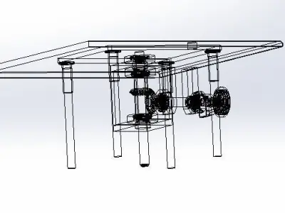 z axis manually fine-tuning  platform 3D model