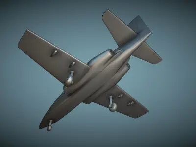 AIDC AT-3B Tzu Chung - 3D Printable Model 3D print model