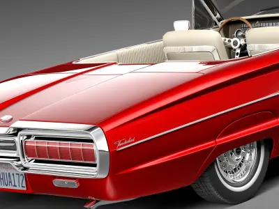Ford Thunderbird Convertible 1965 3D model