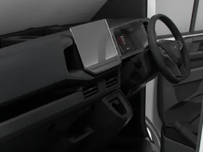 MAN TGE Van MWB HR HQInterior 2025 UKspec 3D model