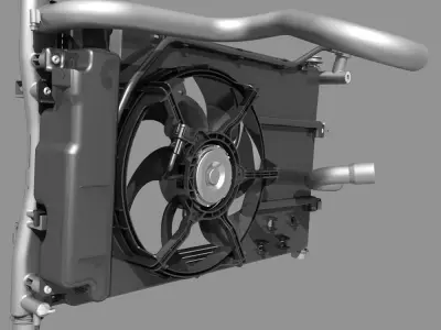 Engine Cooling Fan 3D model