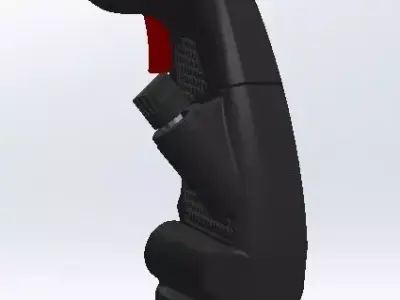 F-15E 3d printing stick for simulation with electronics parts 3D print model