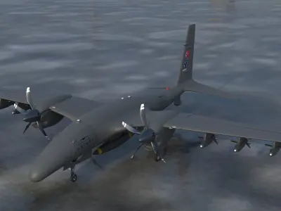 AKINCI Tiha - BAYRAKTAR UAV 3D model