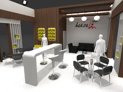 Exhibition Stand - ST0074 3D model