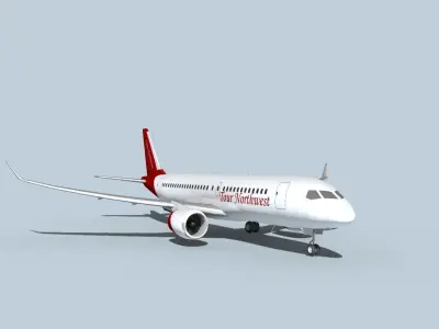 Bombardier CS100 Tour Northwest 3D model