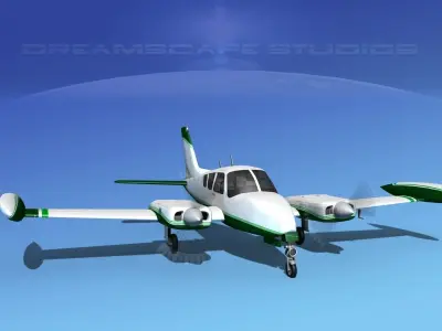 Cessna 320 Skyknight V10 3D model