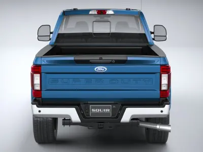 Ford F350 Super Duty Lariat Super Cab LB 2022 3D model