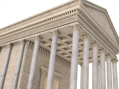 Ancient Greek Temple 3D model