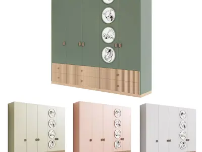 Children Furniture in a Modern Style 003 Low-poly 3D model