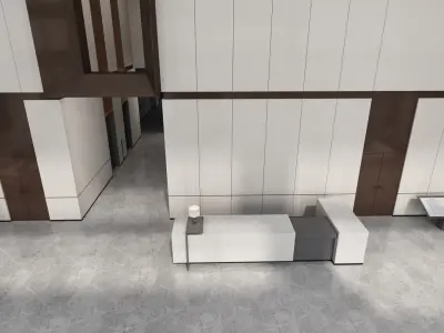 The Hotel Lobby 14 3D model