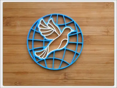 Dove of Peace Free 3D print model