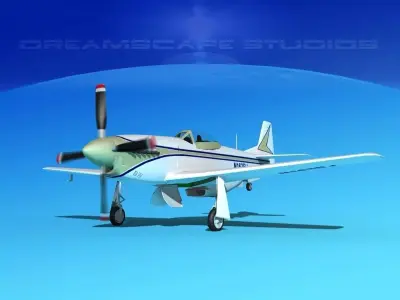 P-51 Mustang Sport V01 3D model