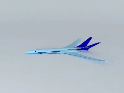 AirAtlanticOcean R Jet Dynamics Eco-Liner Free 3D model