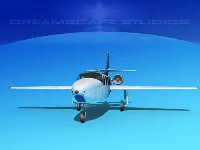 Piper Aerostar FJ-100 Fanjet V03 3D model