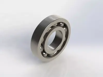 Rolamento de Esferas SKF 6320 Ball Bearing 3D model