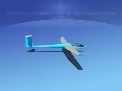 DG-400 15-Metre Motorglider V13 3D model