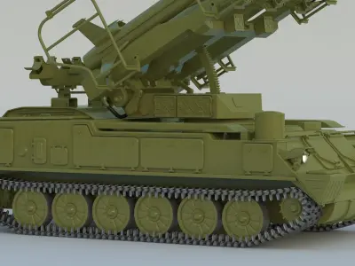 2K12 Kub SA-6 Gainful 3D model