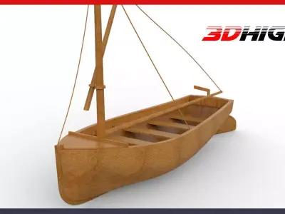 Sail Boat 3D model