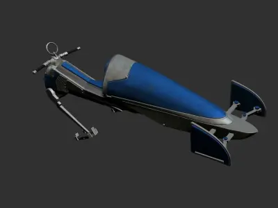 geonosian speeder custom 3D print model