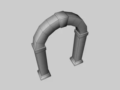 Ancient Stone Portal 3D Model 3D model