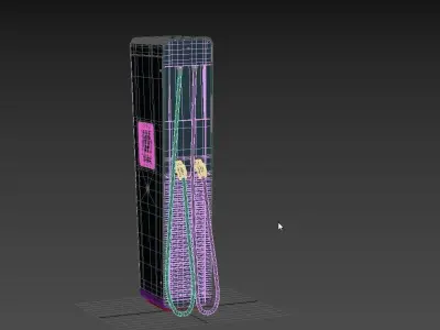 Alpitronic Hypercharger HYC 150 kW DC EV Station 3D model