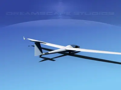 Glaser-Dirks DG-300 Glider V13 3D model