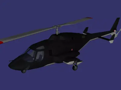 Bell 222 X Free low-poly 3D model