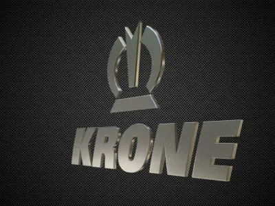 krone logo 3D model