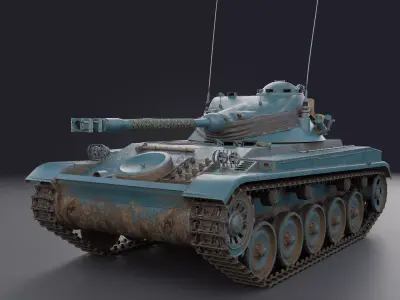 AMX-13 FL11 PBR Model 3D model