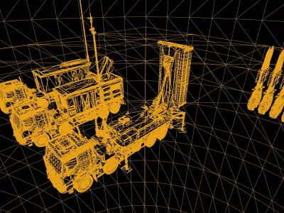 SAMP T Defence System 3D model