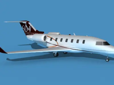 Bombardier CL-604 Challenger V01 3D model