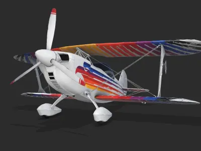 Christen Eagle  Low-poly 3D model