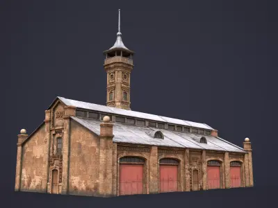 Old Fire Department 3D model