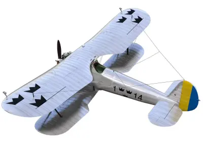 Bristol Bulldog Mk-II 3D model