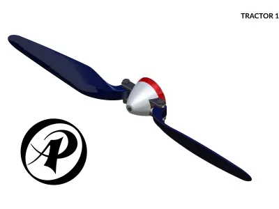 Folding Propeller AP-PR-009 11-6 3D print model