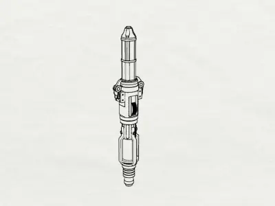 Doctor Who Capaldi Sonic Screwdriver Replica Prop Miniature 3D print model