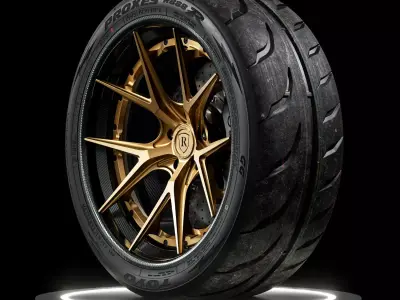 Toyo Proxes R888R 255 35 ZR20 93Y 100AAA 3D model