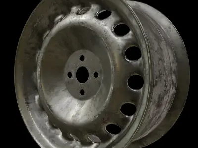 LADA Dirty Rim game ready by mkaplunow Low-poly 3D model