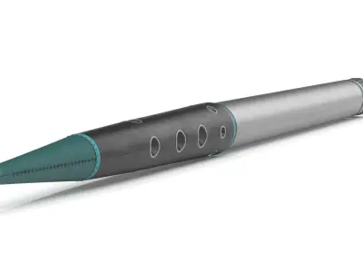 Anti-Ballistic Defense Missile 3D model