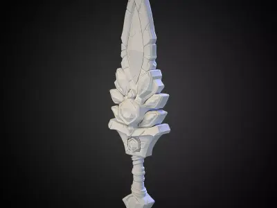 Stylized Sword 04 3D model