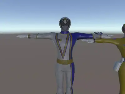 Power Rangers SPD 3D model