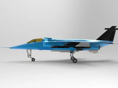 sepecat jaguar 1 3D model