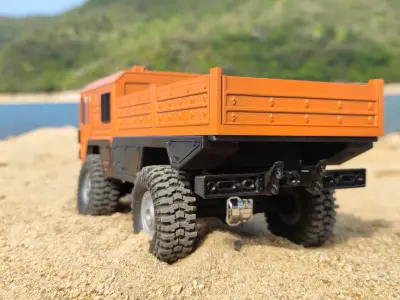 Crawler Baby Cat 1 Flatbed - 1-18 TRX4M RC body attachment 3D print model