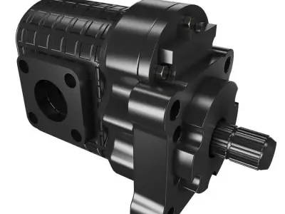 3D Gear pump 3D model