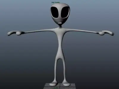 Alien Model Free 3D model