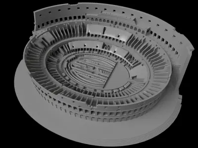 Colosseum Low-poly 3D model
