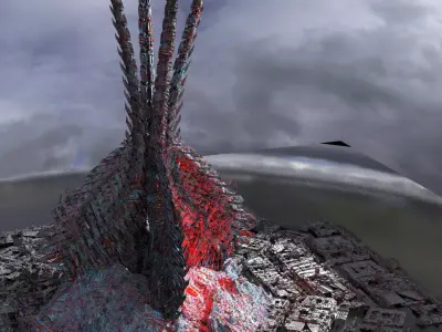 Arch Dragon Claw Mountain 3D model