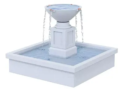 Campania - Rittenhouse Fountain 3D model