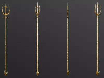 Aquaman Triden 3D model